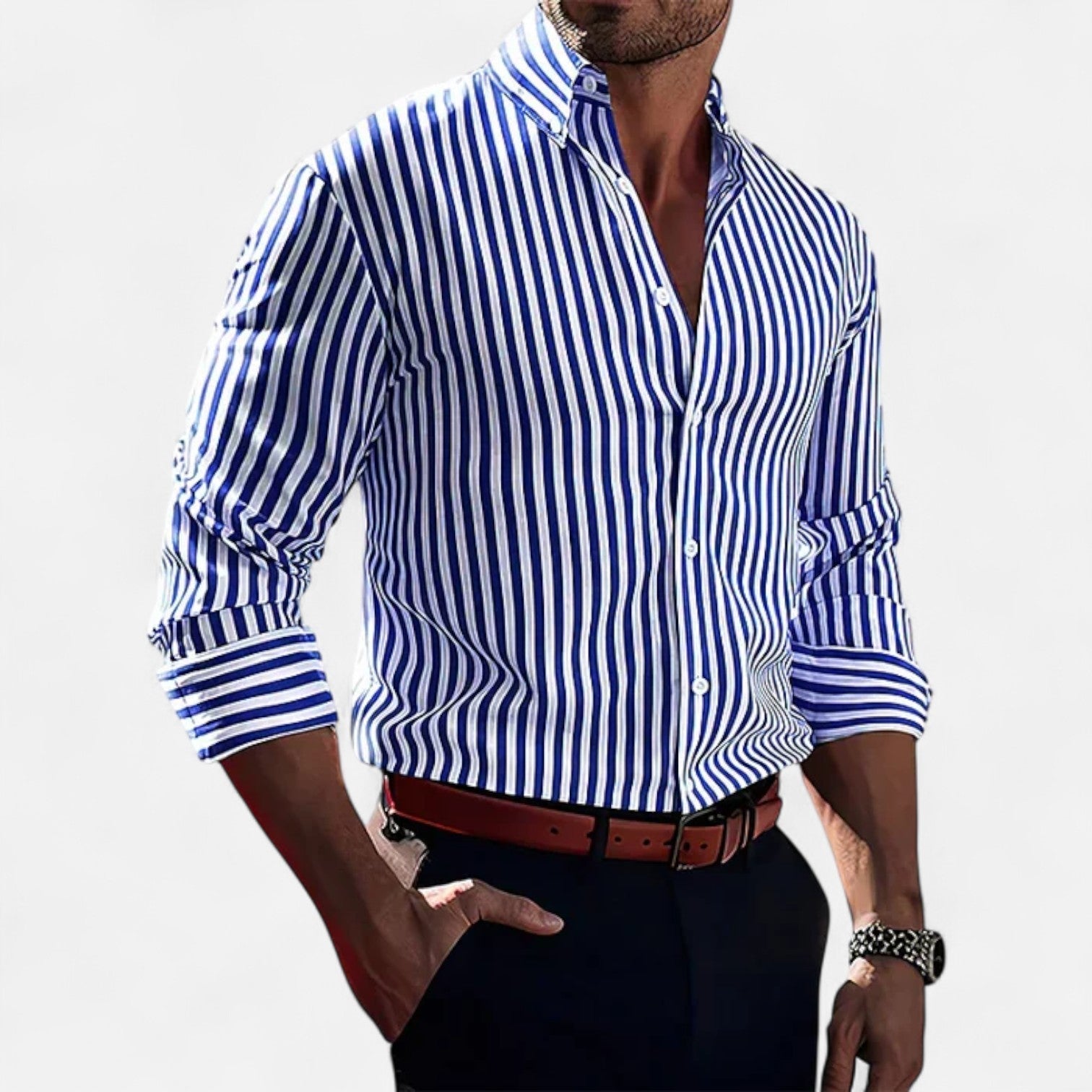 Lormonte | Men’s Shirt – Structured Elegance, Timeless and Versatile