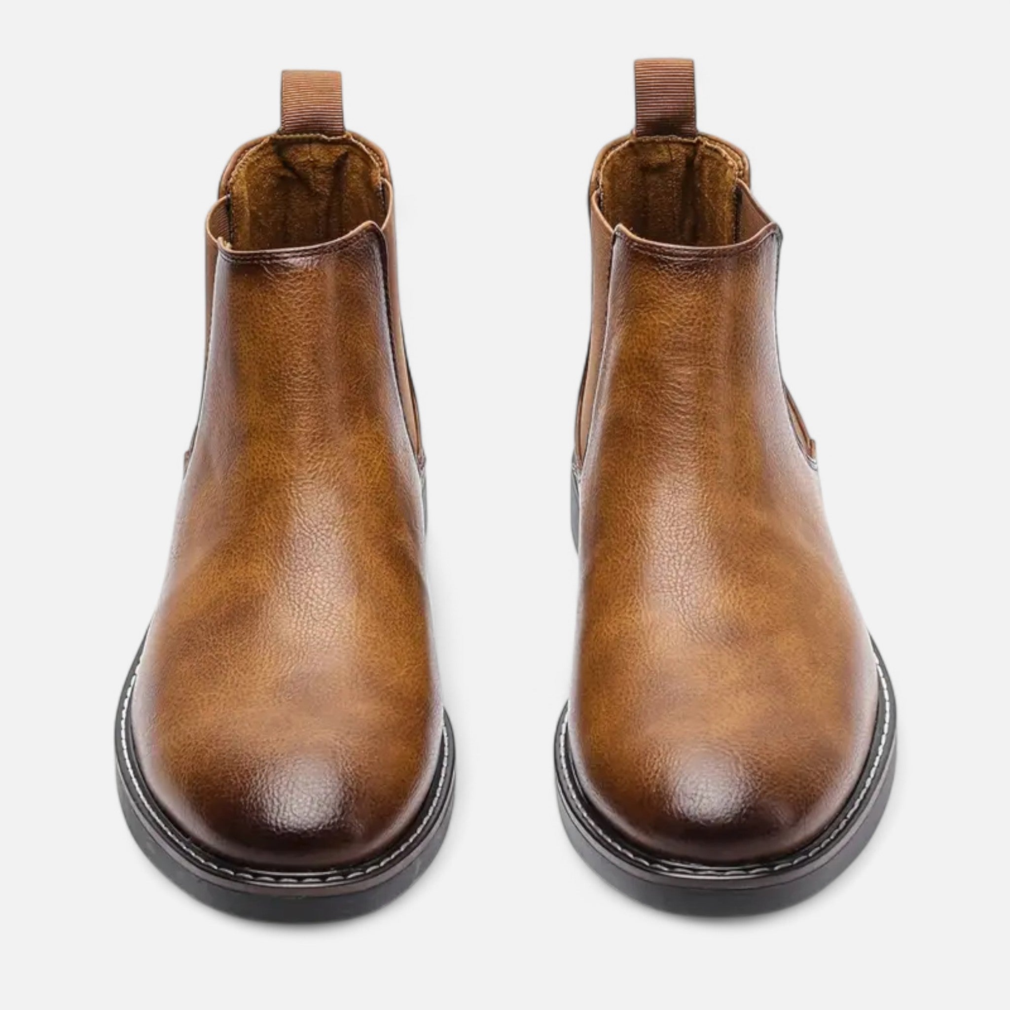 Lormonte | Men’s Two-Tone Retro Ankle Boots