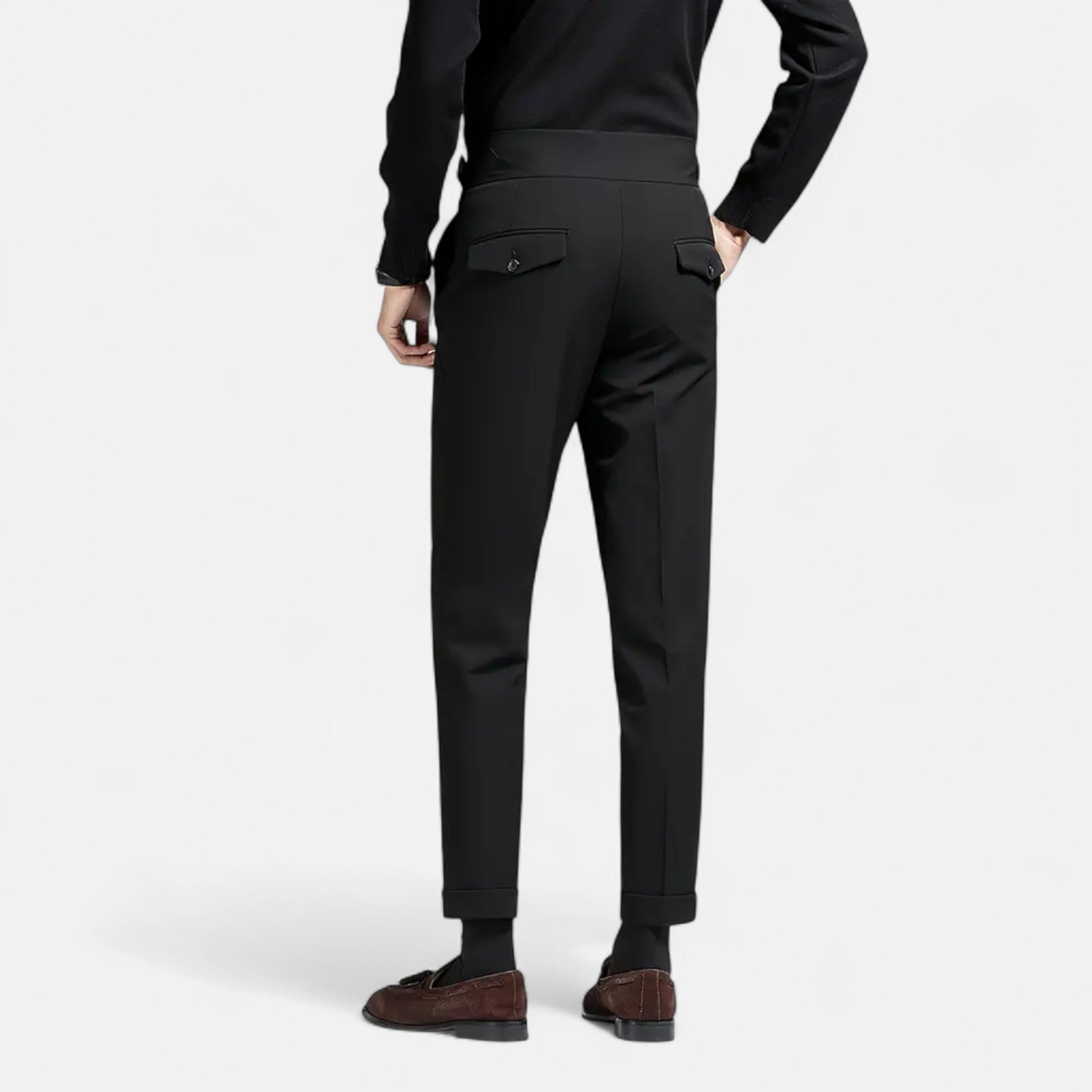 Lormonte | Men’s Classic Naples Suit Bottoms
