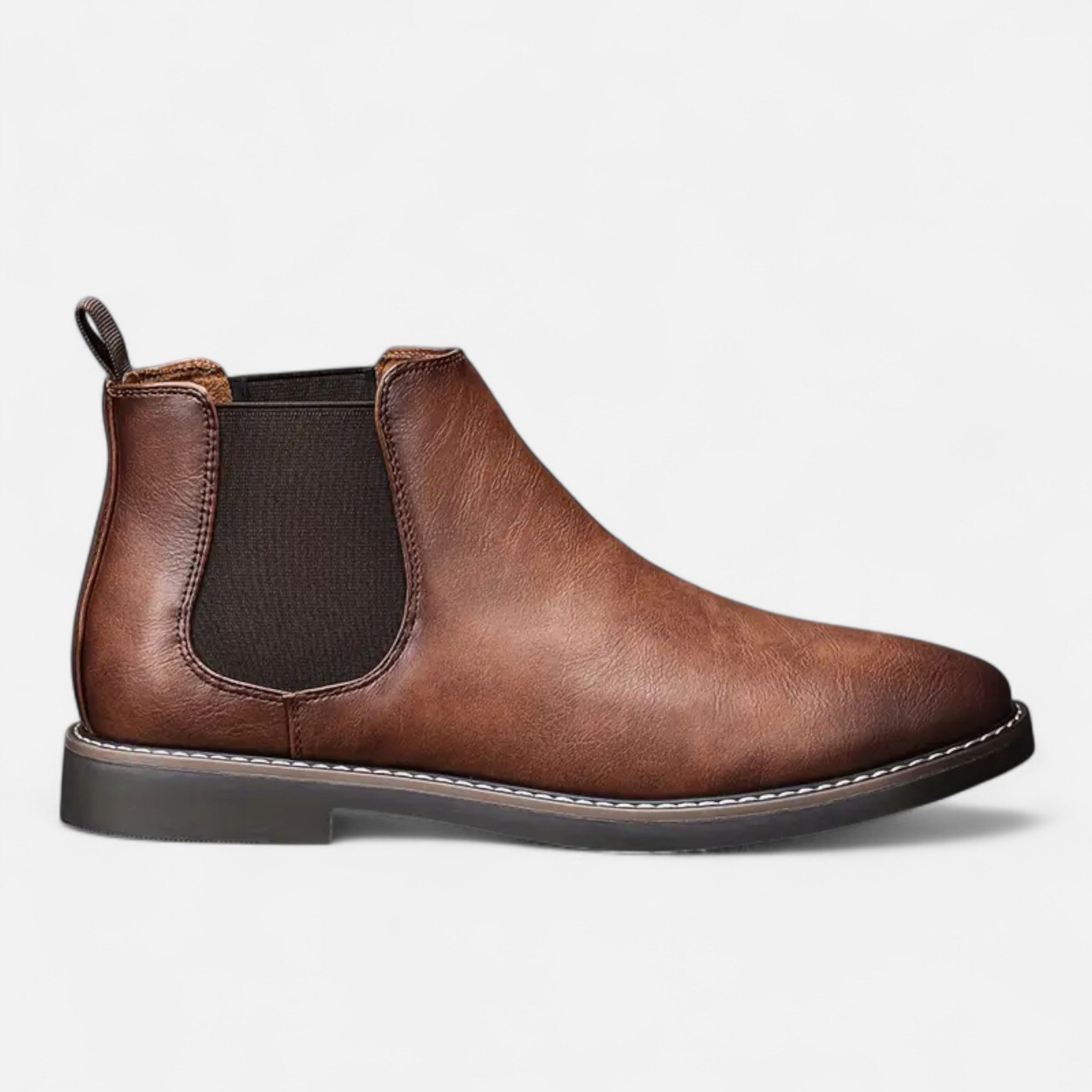 Lormonte | Men’s Two-Tone Retro Ankle Boots