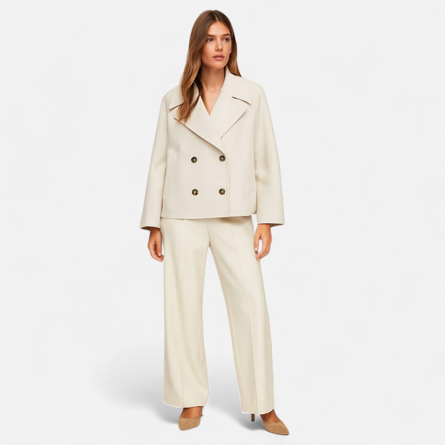 Lormonte - Women’s Tailored Minimalist Jacket – Modern Structure, Effortless Refinement