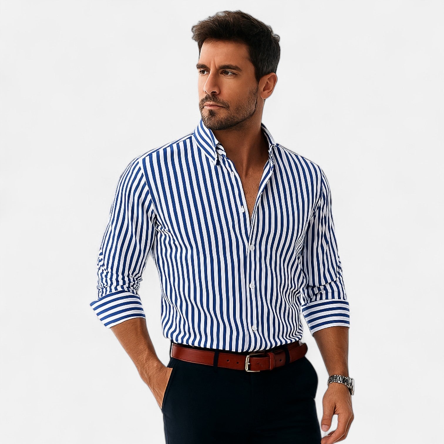 Lormonte | Men’s Shirt – Structured Elegance, Timeless and Versatile