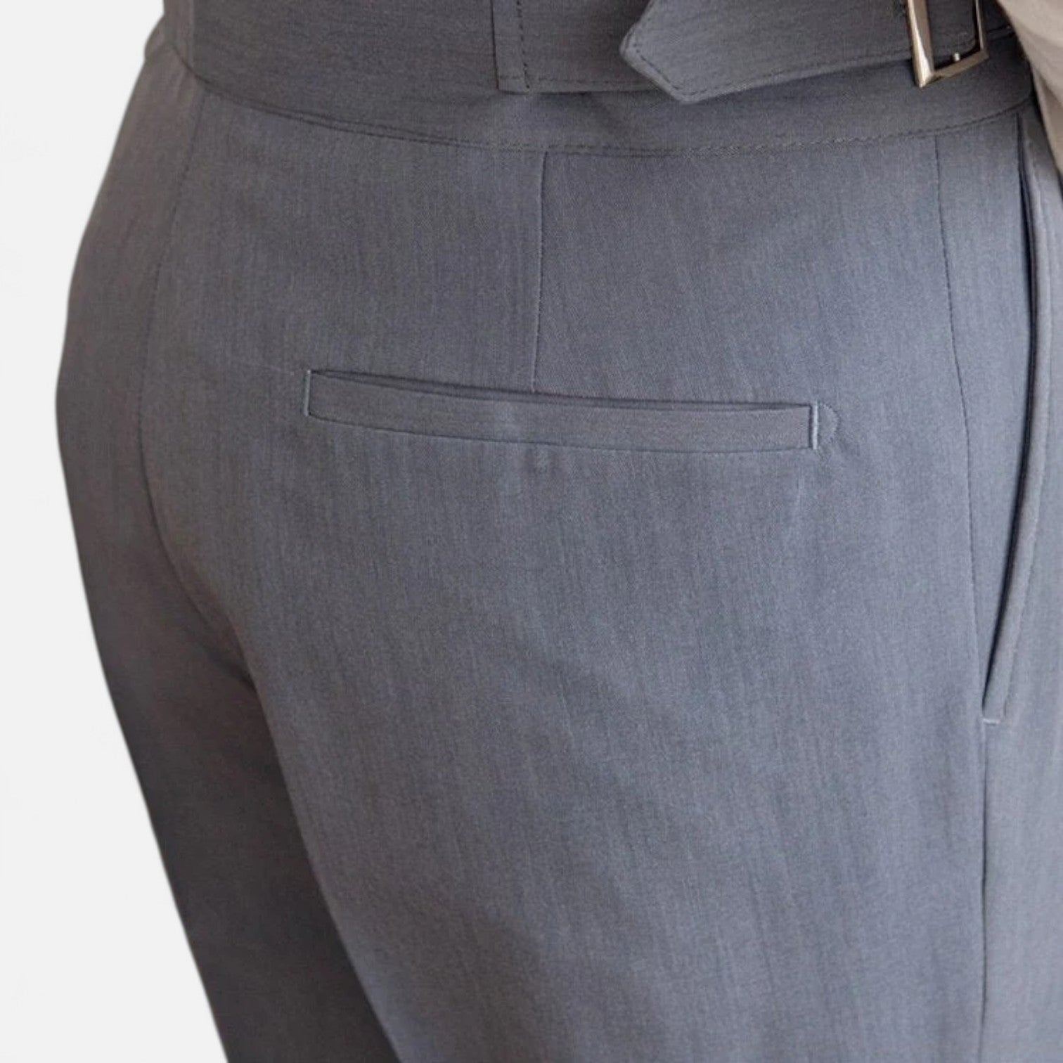 Lormonte | Men’s High-Waist Trousers – Defined Structure, Timeless Elegance