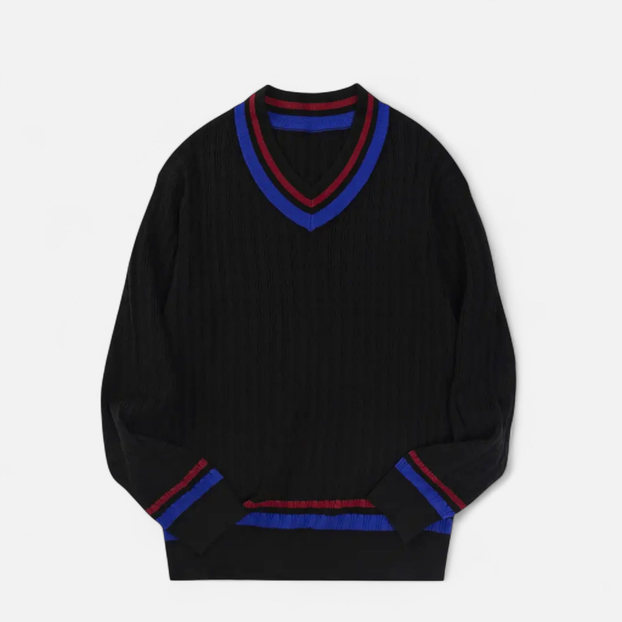Lormonte | Men’s Classic Knit V-Neck Top
