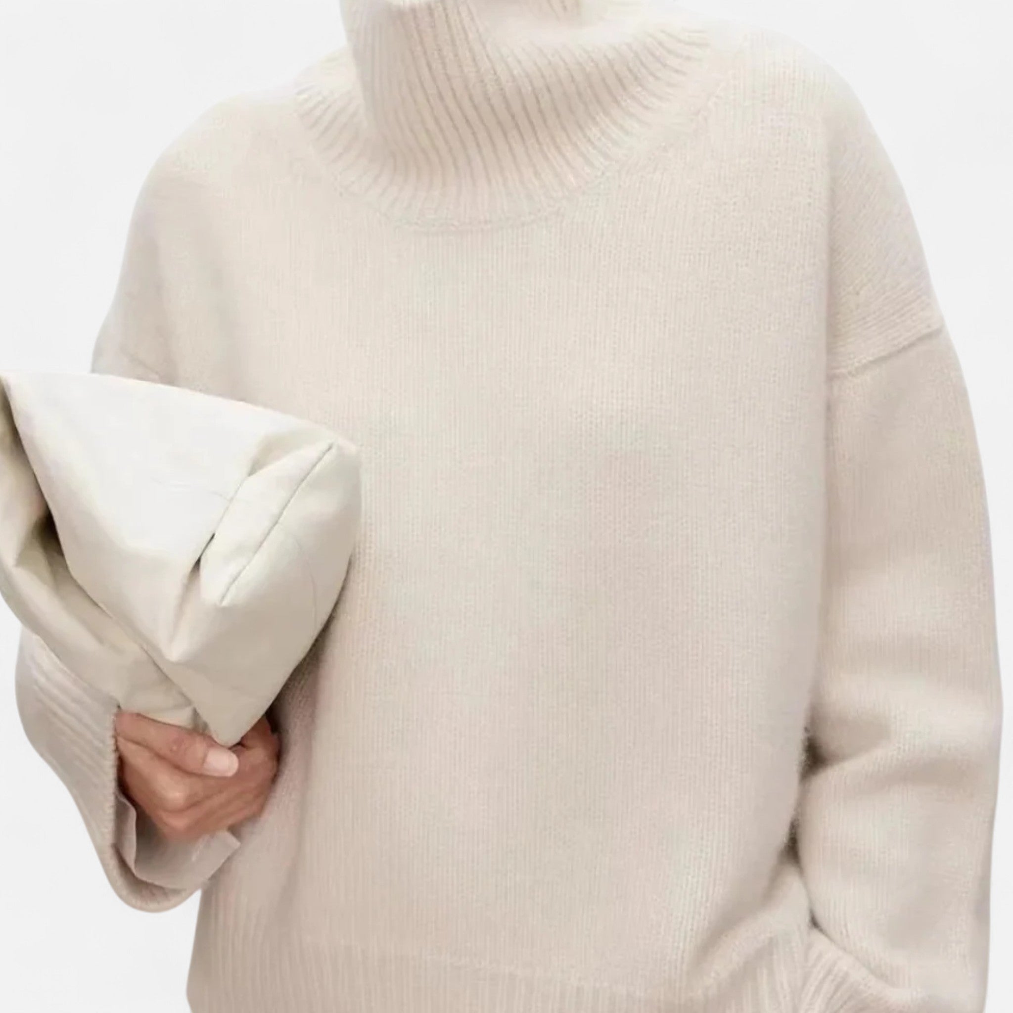 Lormonte | Women’s Wool Sweater – Timeless Turtleneck Elegance