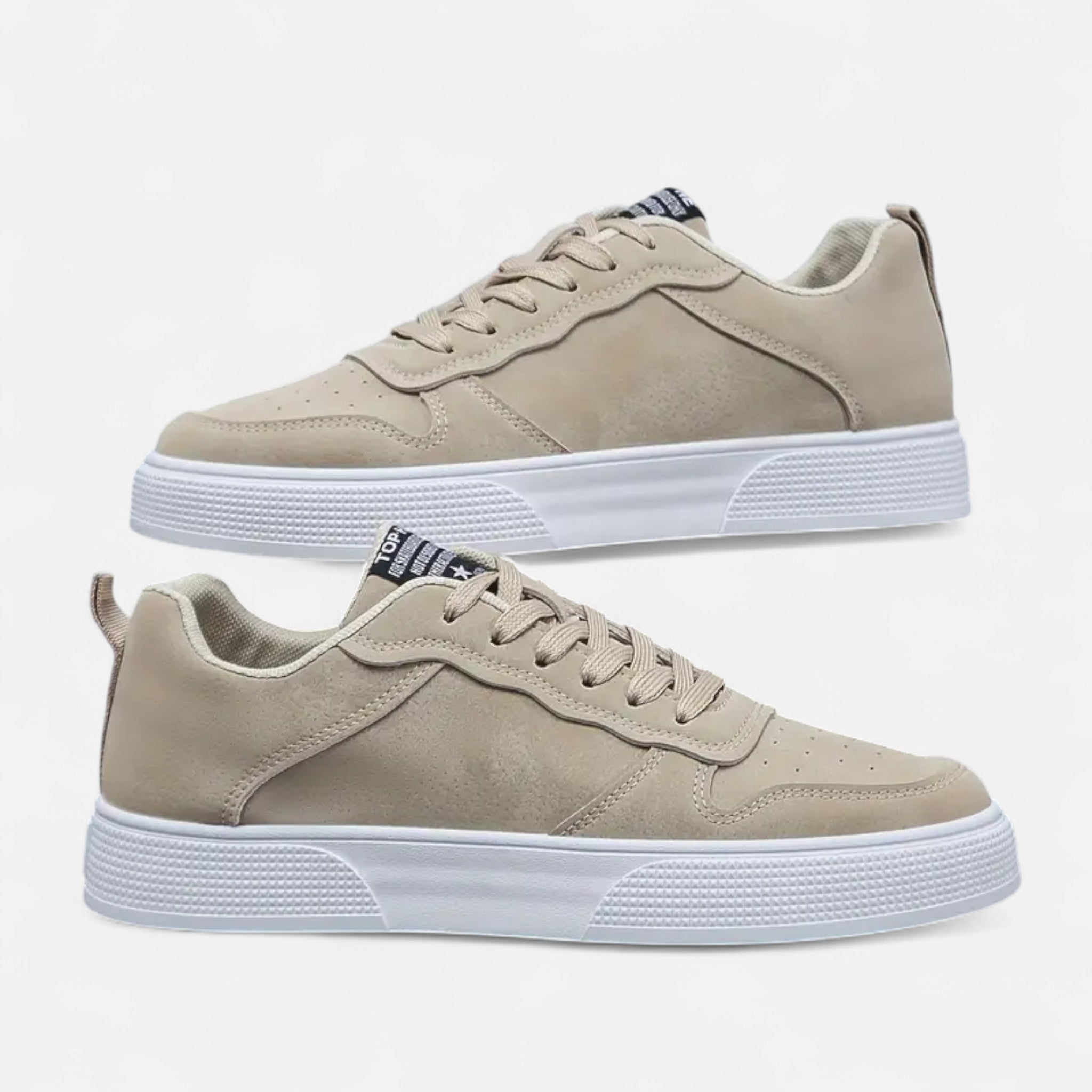 Lormonte | Men’s Low-Top Lace-Up Skate Shoes